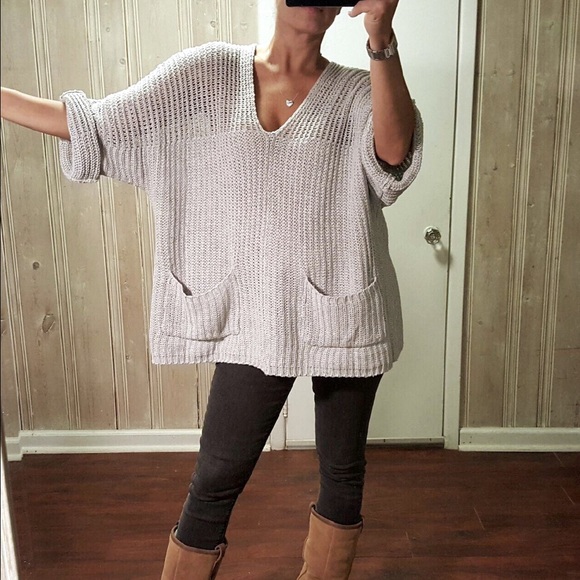 NWT Sz Medium Chrochet Style Tunic - Picture 3 of 5