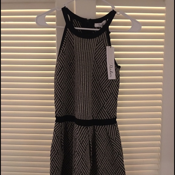 Last chance! Parker Metallic Fit and Flare Dress