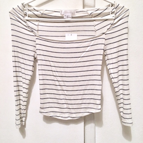 Urban Outfitters Cooperative Square Neck Crop Top