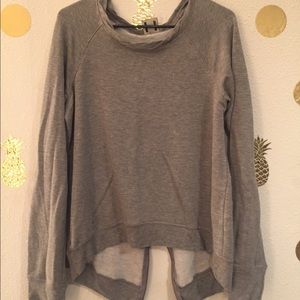 Slouchy grey sweatshirt