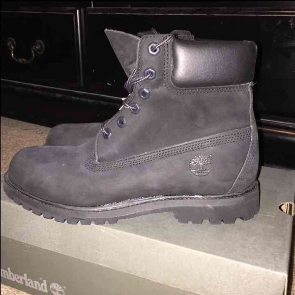 Black Timberland boots