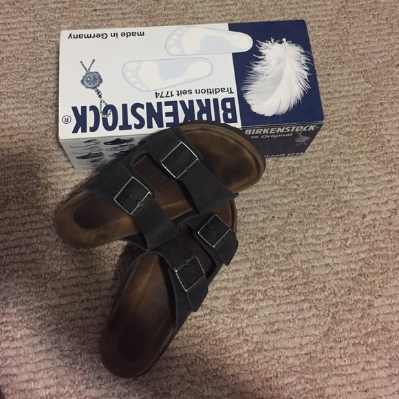 Used Birkenstock leather sandals