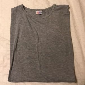 LuLaRoe Heather Gray Irma tunic HTF UNICORN Sz S