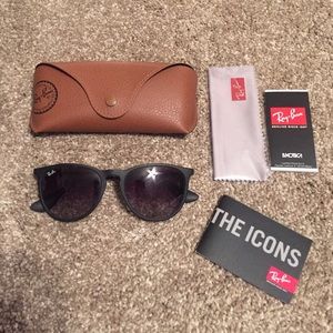 Black Erika-style Ray Bans