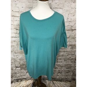 LuLaRoe Irma Tunic Solid Sea Foam Green Sz S HTF