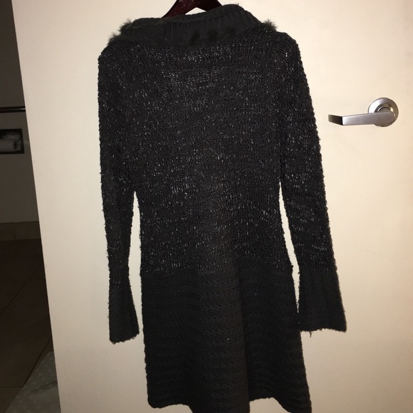 womens black wrap cardigan dress men