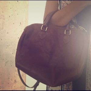 Vintage style Italian leather bag