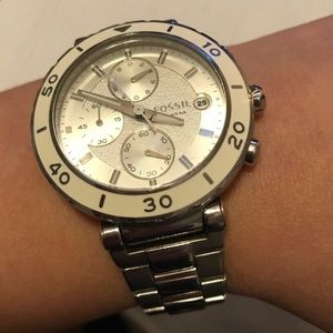 ⌚️Fossil Allie Chronograph Stainless Steel watch