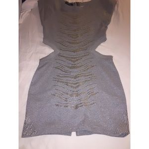 New never been worn grey dress with tags