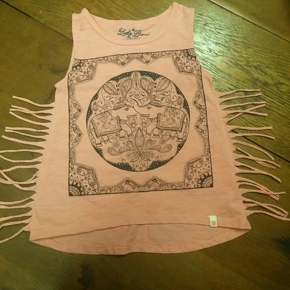 Girls Size 4-Lucky Brand Shirt/Paper Denim & Cloth - Picture 2 of 3