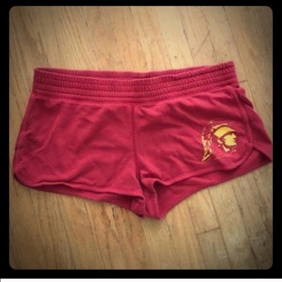 Pink vs USC shorts