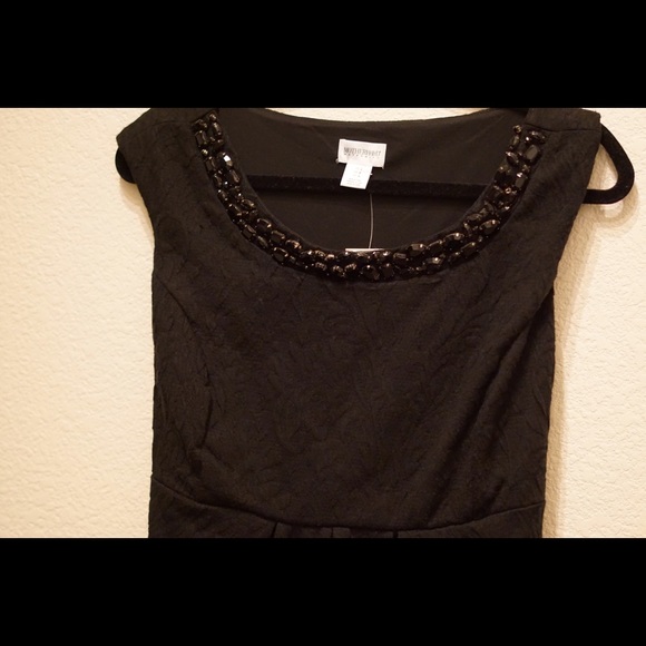 Motherhood black dress