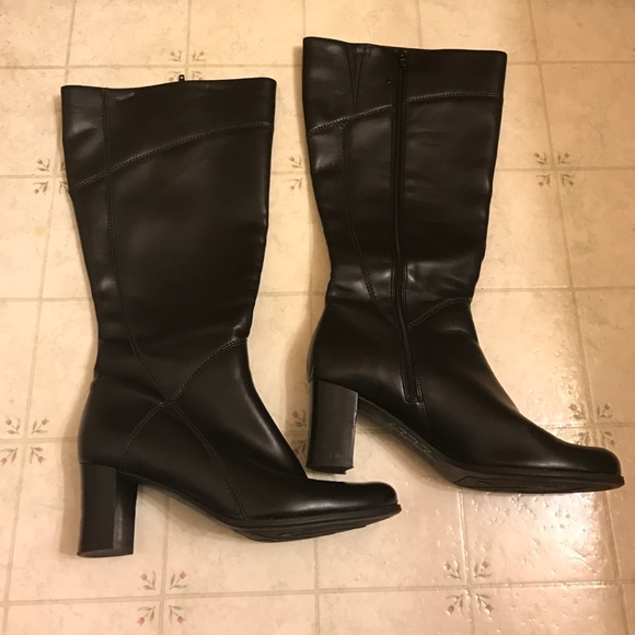 Naturalizer Kiersten Wide Calf Black boots