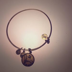 Alex and Ani Gold Pisces Charm Bracelet