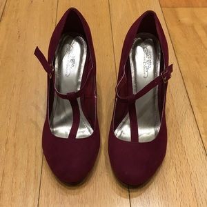 Burgundy Heels