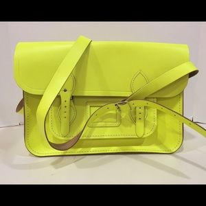 Cambridge Satchel Company Neon Yellow bag