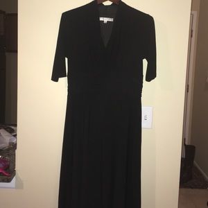 Black, sleeved dress, size 12