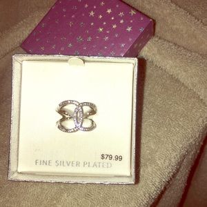 Ring. SS plated.  Brand new with box. Size 9