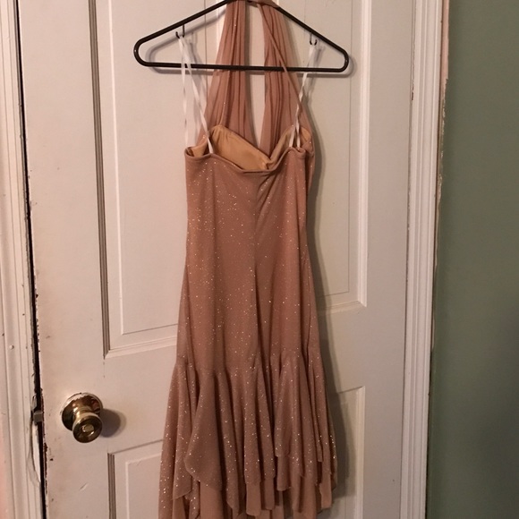 Semi formal dress gold glitter - Picture 3 of 3