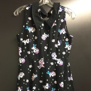 Tokidoki Seahorse Mermaid Unicorn Collared Dress