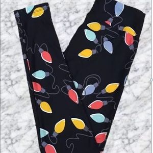 Lularoe Holiday Leggings- OS
