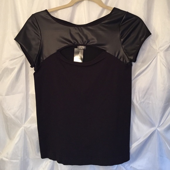 NWT Black Bebe Top