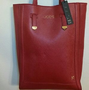 JOE'S JEANS RITZY TOTE IN VALENTINE'S RED