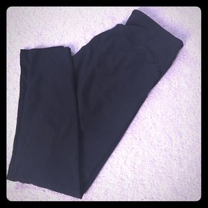 Solid black lularoe leggings OS