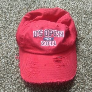 Slightly distressed us open hat