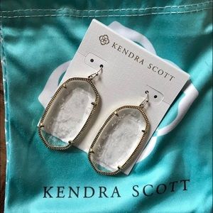Crackle Crystal Kendra Scott Earrings