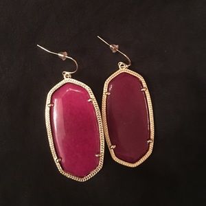Kendra Scott purple Danielle earrings