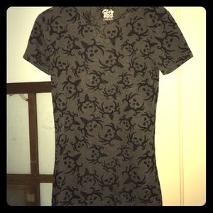 Red club fitted tee shirt