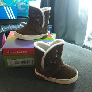 Stride Rite chestnut boots