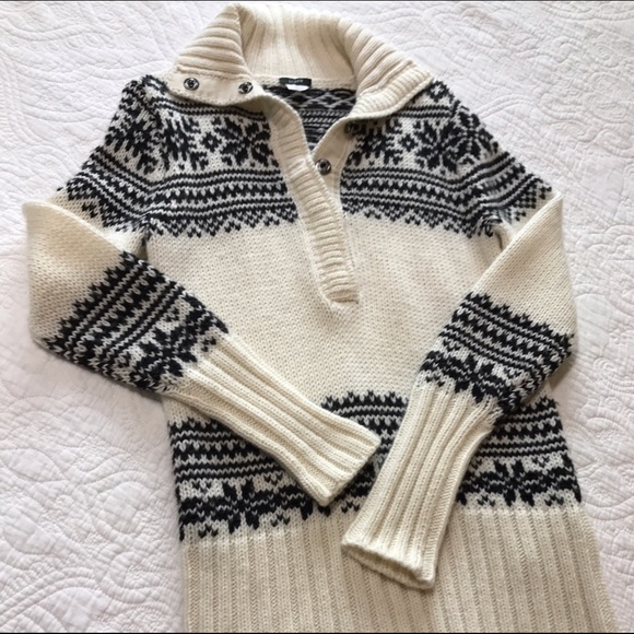 Beautiful J. Crew Hand Knit Fair Isle Sweater