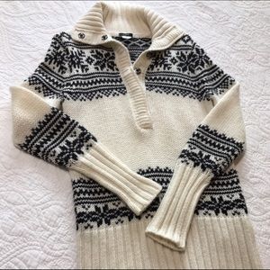 Beautiful J. Crew Hand Knit Fair Isle Sweater