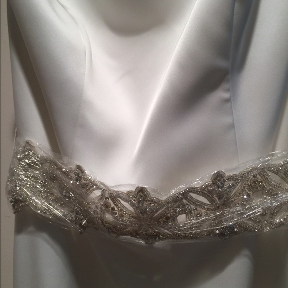 Brand New Paloma Blanca Wedding Gown, sz 12 (6-8)! - Picture 6 of 7