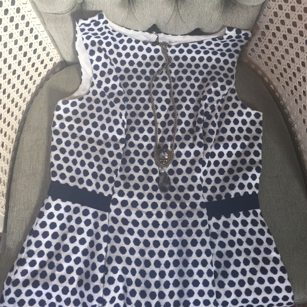 LOFT polka dot dress