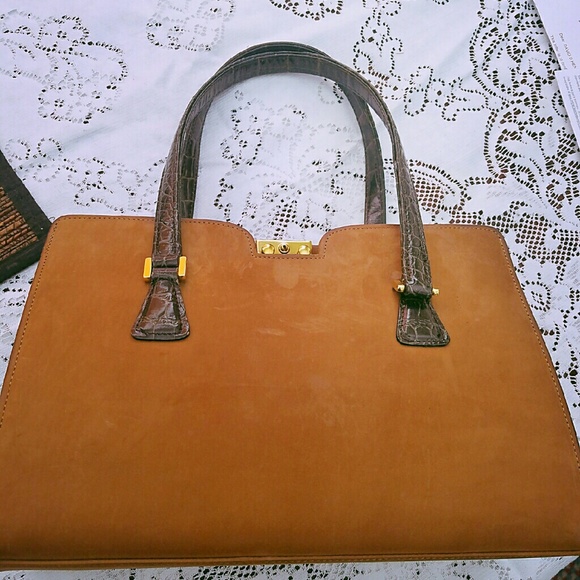 New years sale!!!!!  Vintage suede bag
