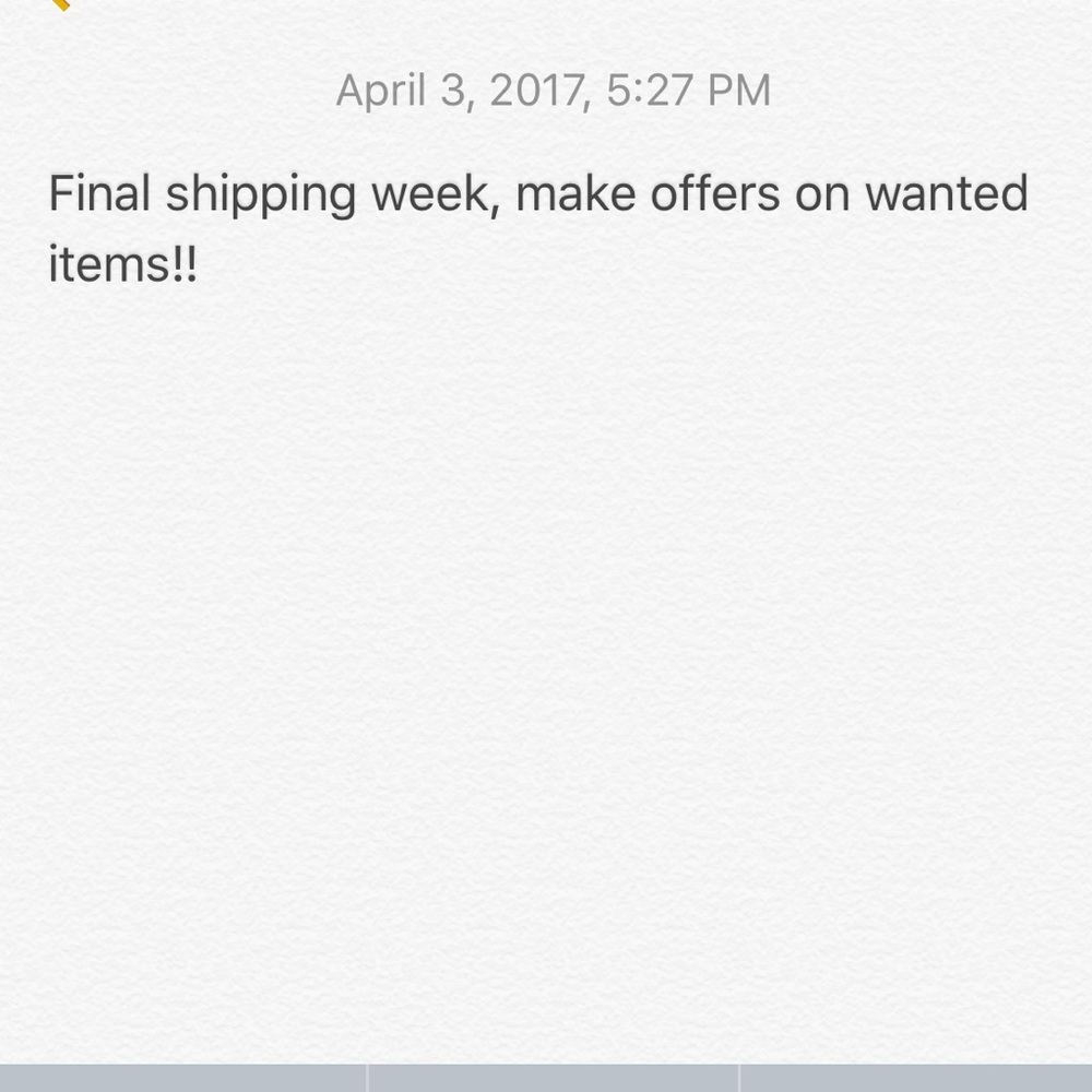 Make an offer!