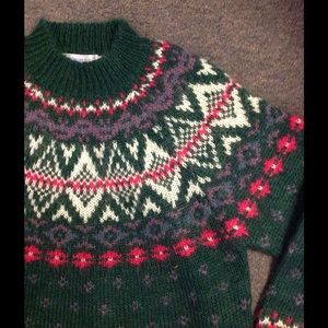 Vtg Fuzzy Mohair Fair Isle Nordic Sweater ❤️SALE❤️ Vtg Fuzzy Mohair Fair Isle Nordic Sweater ❤️SALE❤️