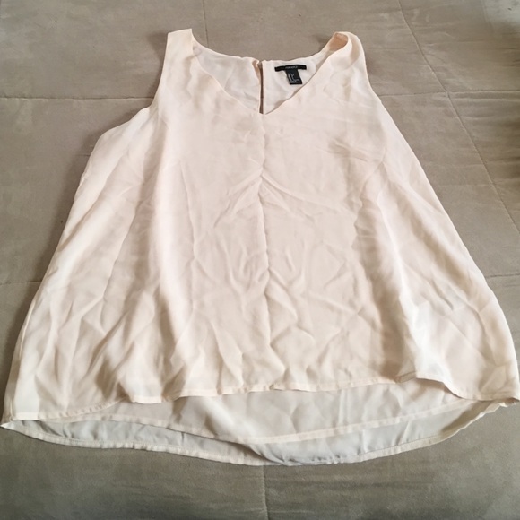 Pale pink chiffon top