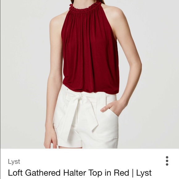 Loft halter top
