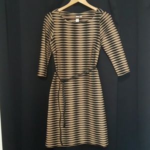 Long Sleeved Striped Dress (S)