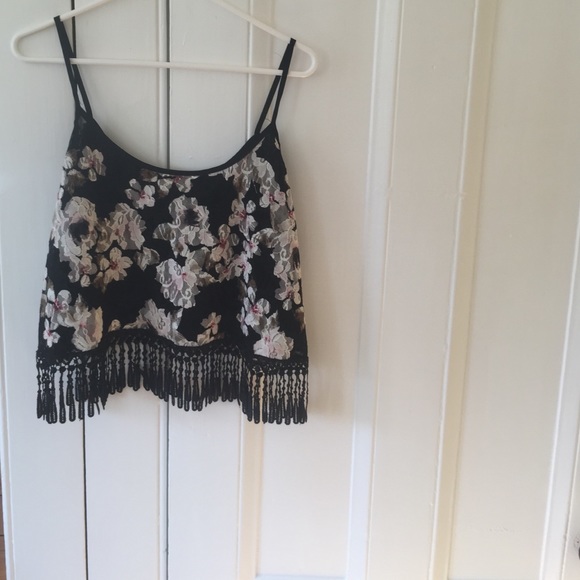 LA Hearts (PacSun) tassel tank