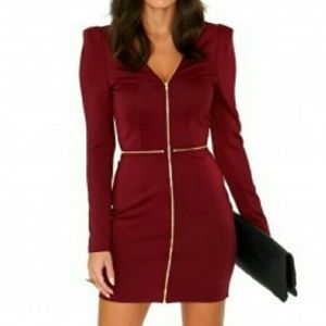 ZIP MINI DRESS