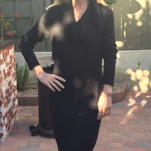 Michael Kors black wool dress