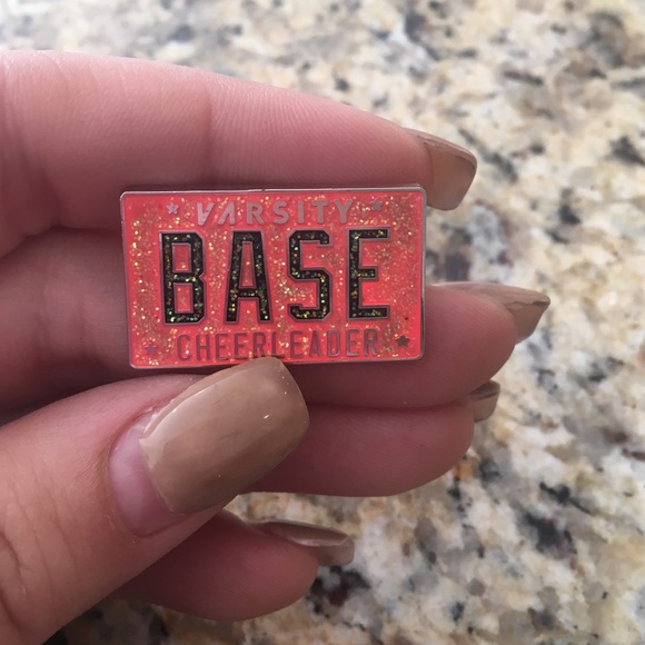 Authentic Varsity "Base" Cheerleading Pin