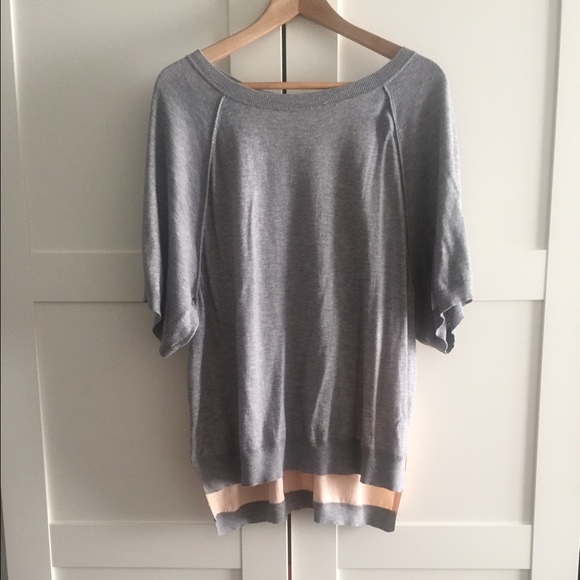Anthropologie oversized short sleeve shirt