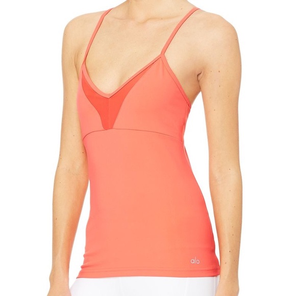 Alo yoga bra tank top Guava - Picture 2 of 4