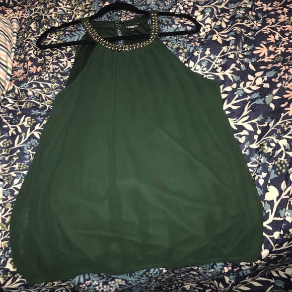 Express green blouse